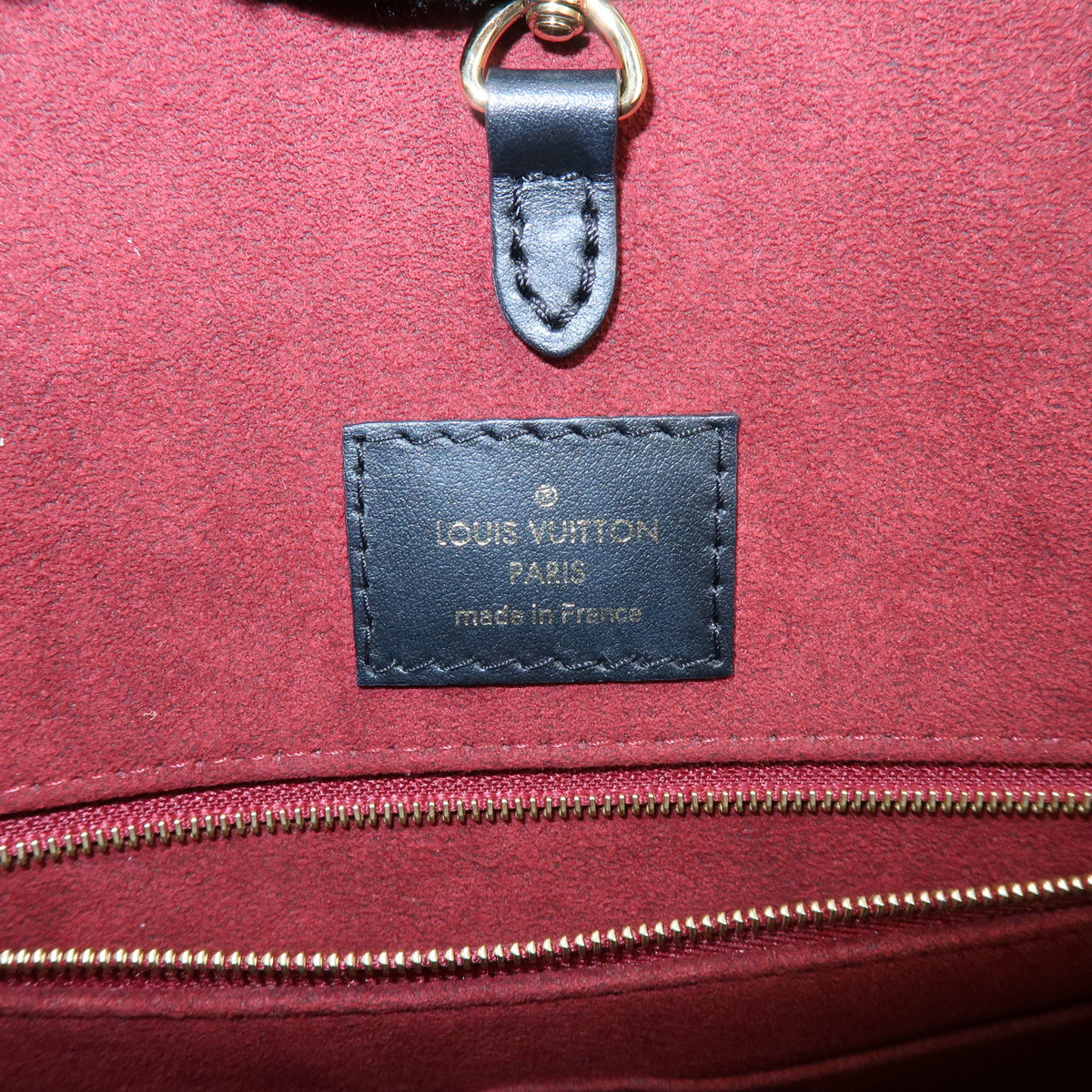Louis Vuitton Bicolor Monogram Empreinte On The Go MM Noir Beige M45495