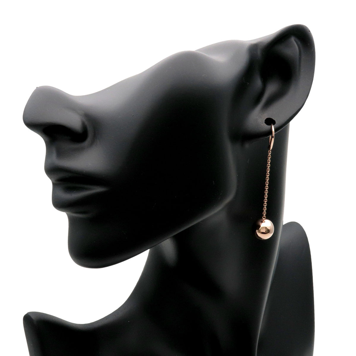 Tiffany & Co Hardware Ball Earring Hook K18 750PG Rose Gold