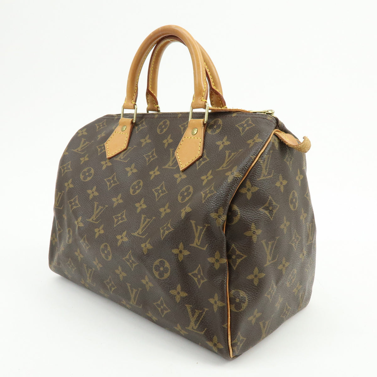 Louis Vuitton Monogram Speedy 30 Boston Bag Hand Bag Brown M41526