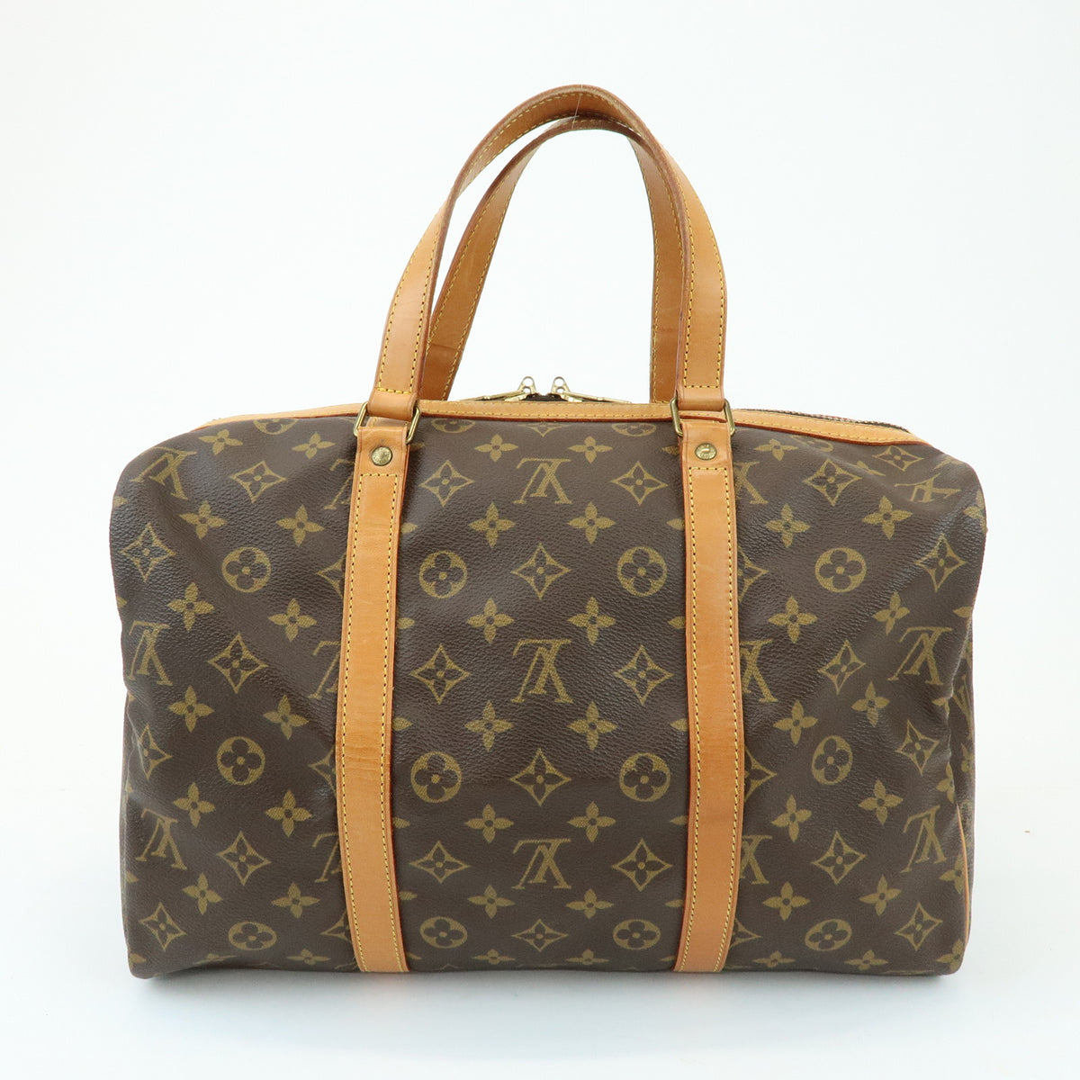 Louis Vuitton Monogram Sac Souple 35 Boston Bag Brown M41626