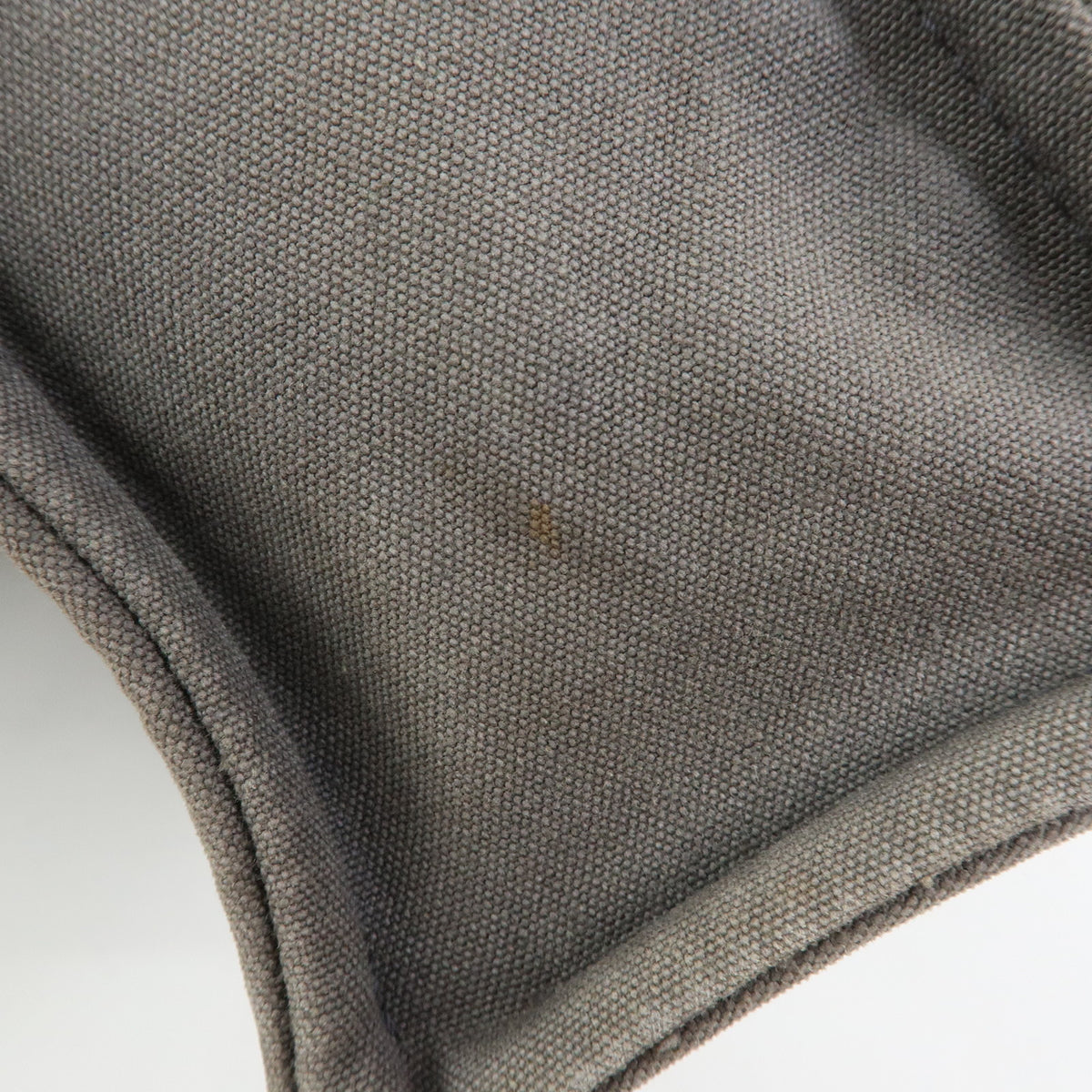 HERMES Herline Fourre Tout MM Canvas Tote Bag Grey Black