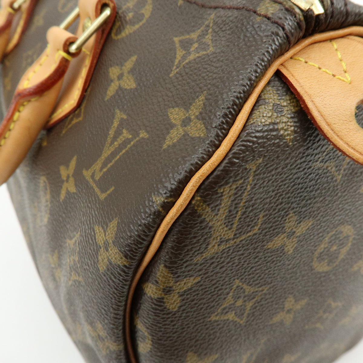 Louis Vuitton Monogram Speedy 30 Boston Bag Hand Bag Brown M41526
