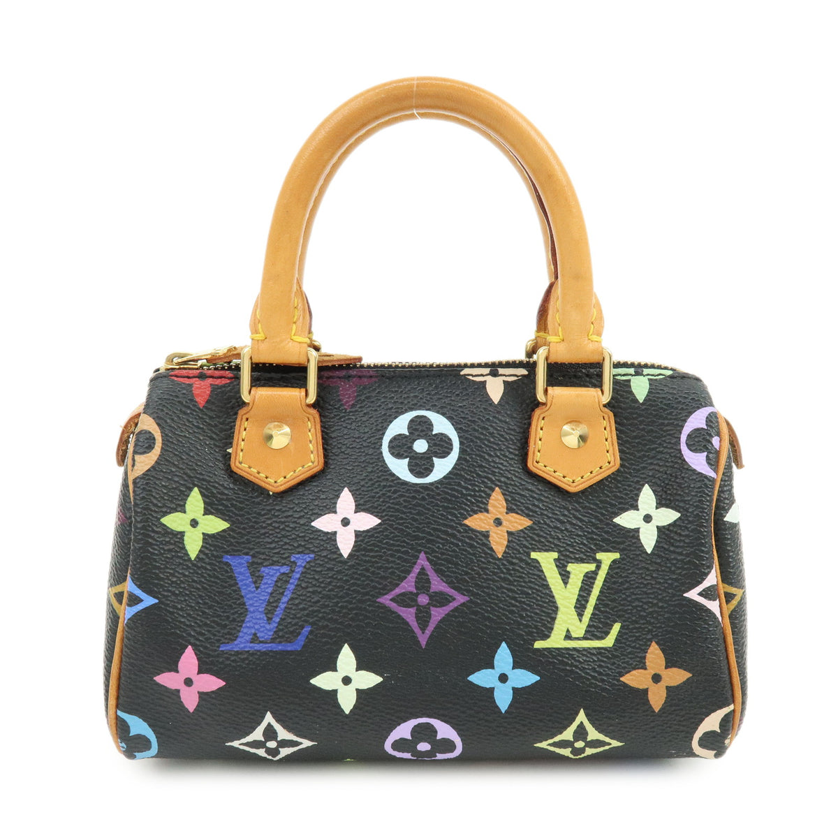 Louis Vuitton Monogram Multicolor Mini Speedy Mini Bag Noir M92644