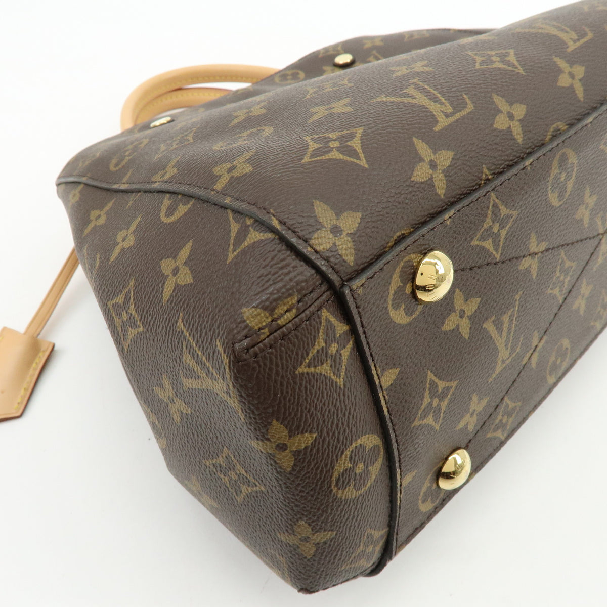 Louis Vuitton Monogram Montaigne MM 2Way Bag Hand Bag Brown M41056