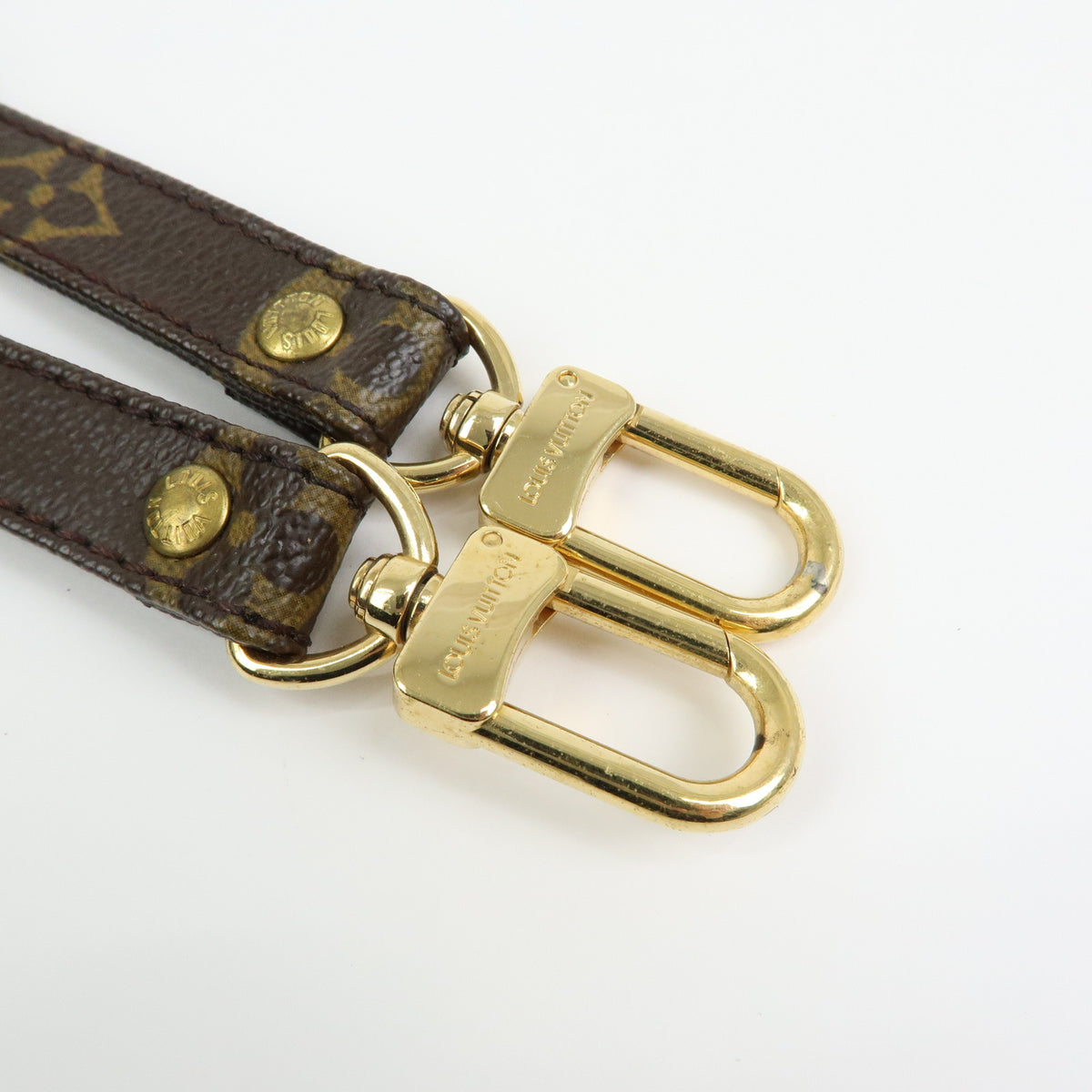 Louis Vuitton Monogram Canvas Shoulder Strap 120cm 1.6cm Brown J75010