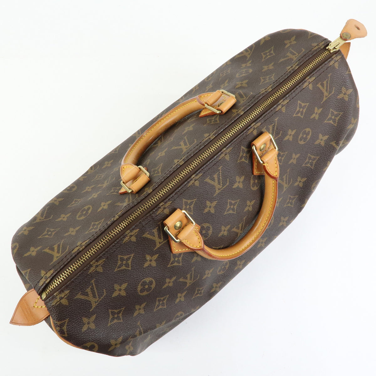 Louis Vuitton Monogram Speedy 40 Hand Bag Boston Bag Brown M41522
