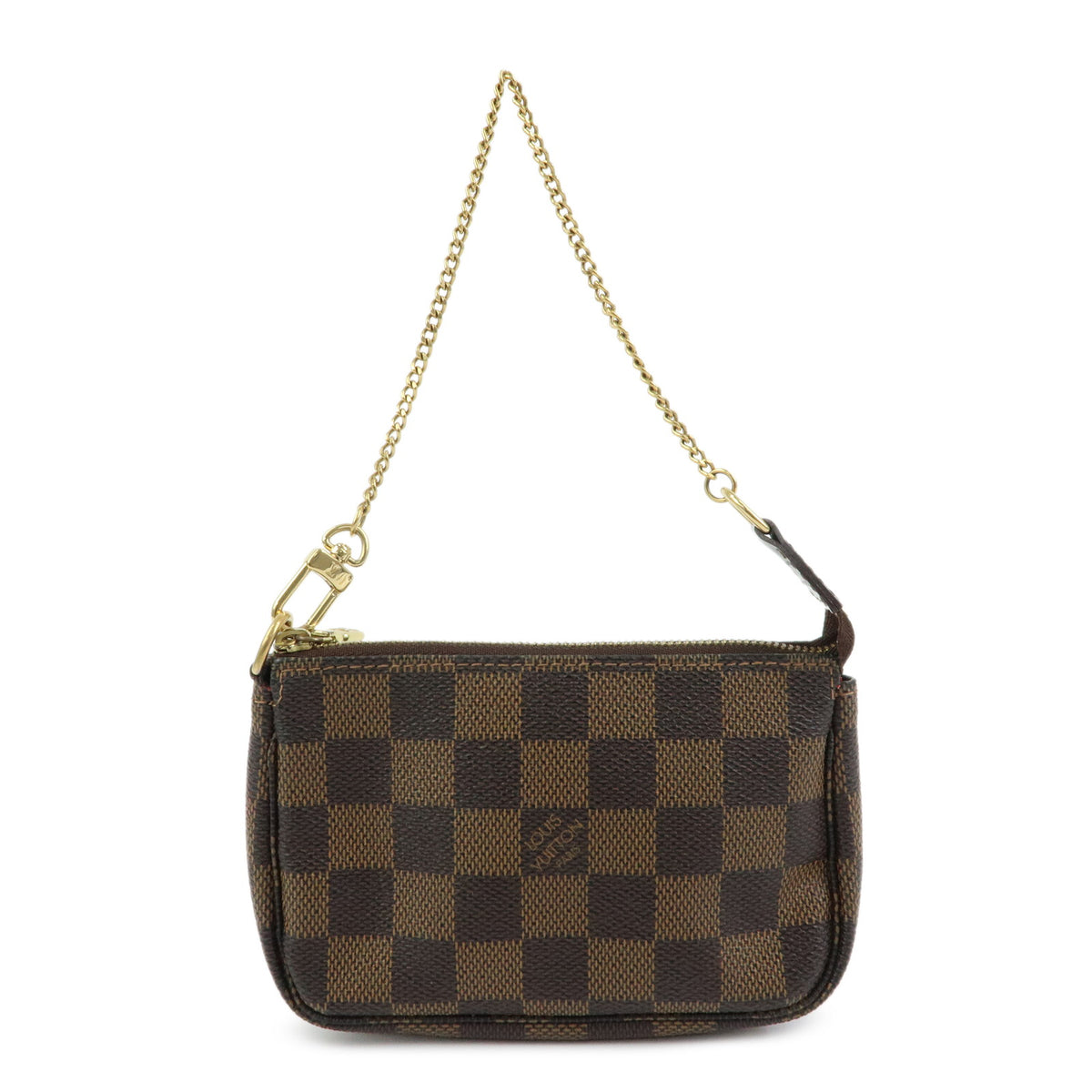 Louis Vuitton Damier Ebene Mini Pochette Accessoires Pouch N58009
