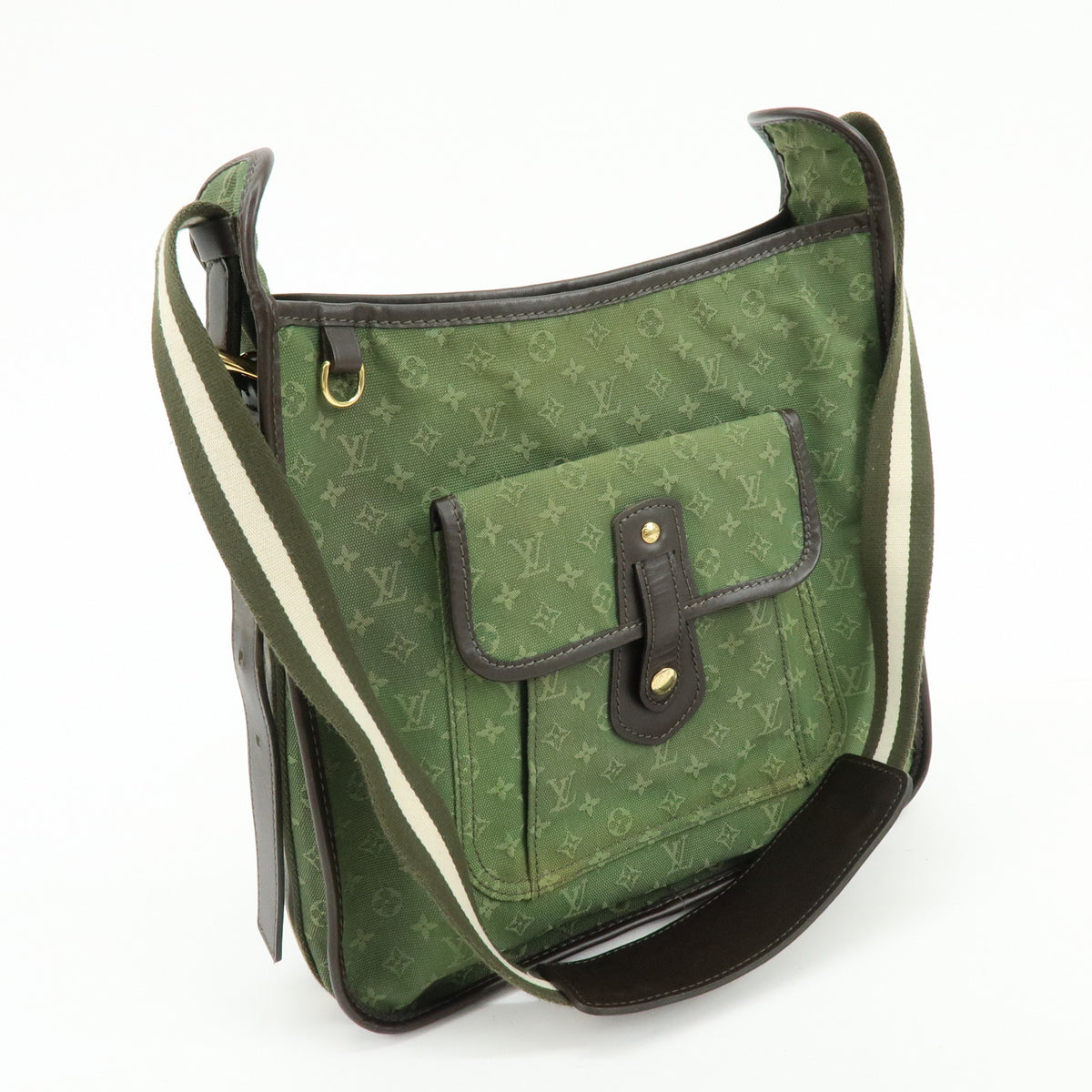 Louis Vuitton Monogram Mini Buzzas Marie Kate Shoulder Bag Khaki M92322