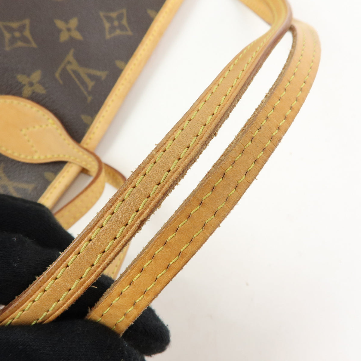 Louis Vuitton Monogram Neverfull MM Tote Shoulder Bag Brown M40156