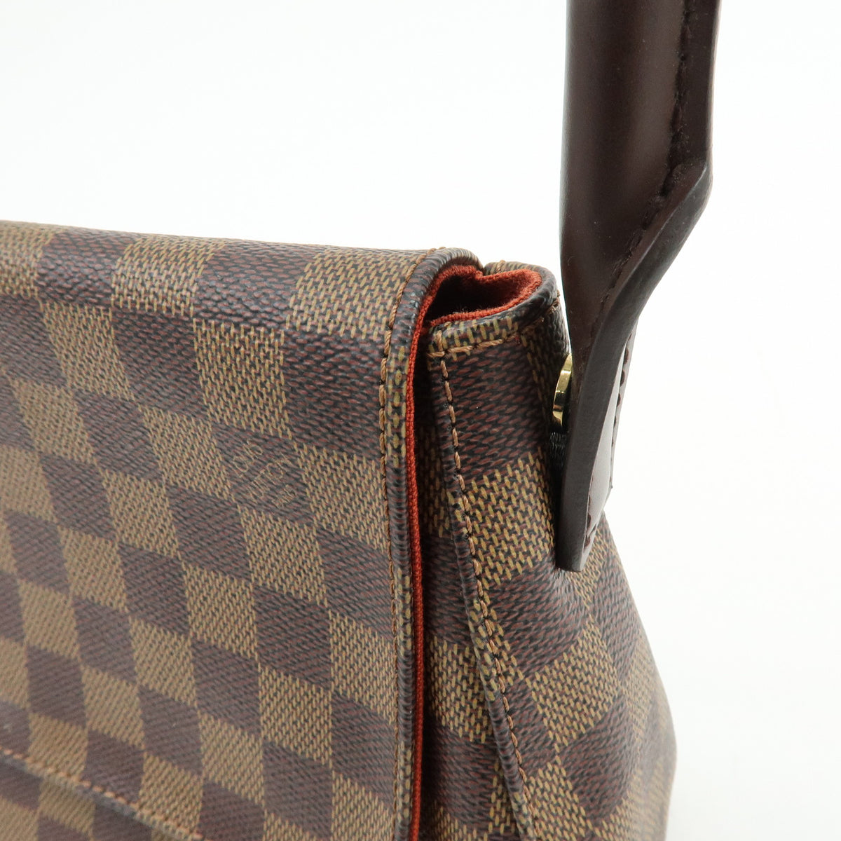 Louis Vuitton Damier Ebene Mini Looping Shoulder Bag Brown N51158