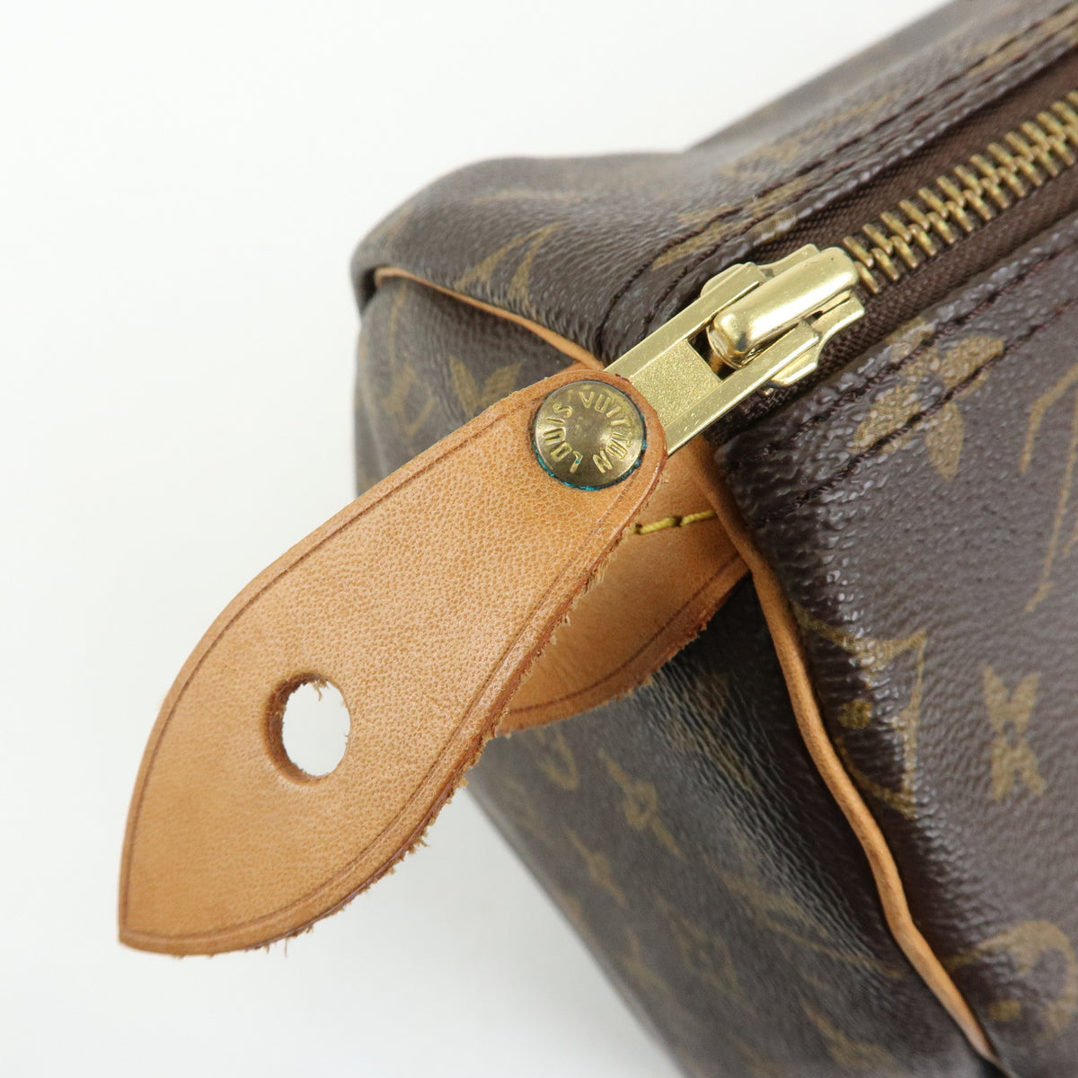 Louis Vuitton Monogram Speedy 40 Hand Bag Boston Bag Brown M41522