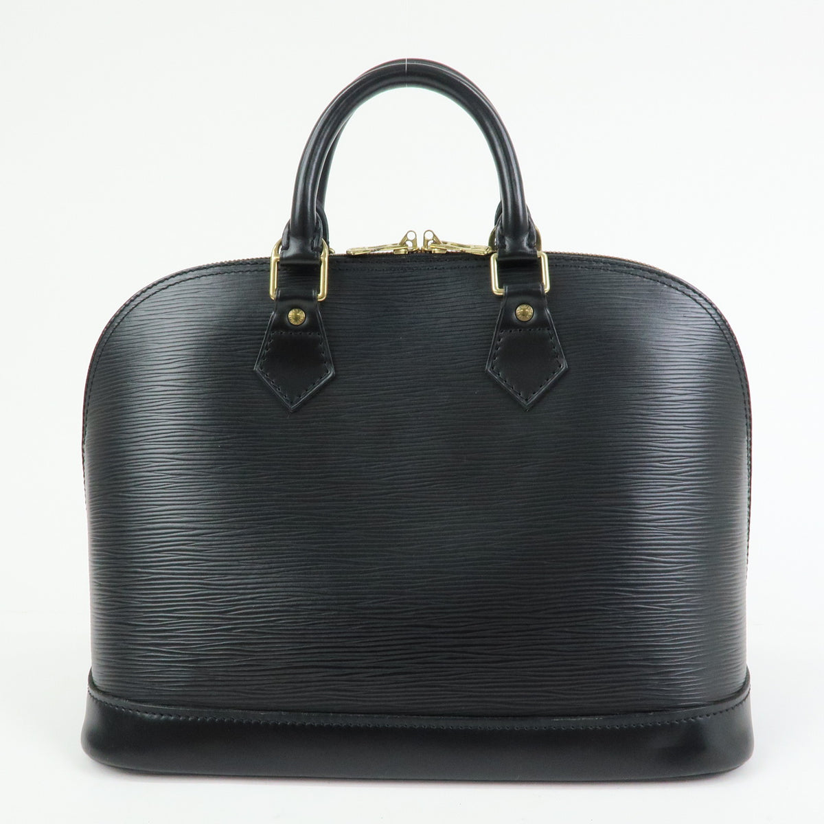 Louis Vuitton Epi Alma Leather Hand Bag Noir Black M52142
