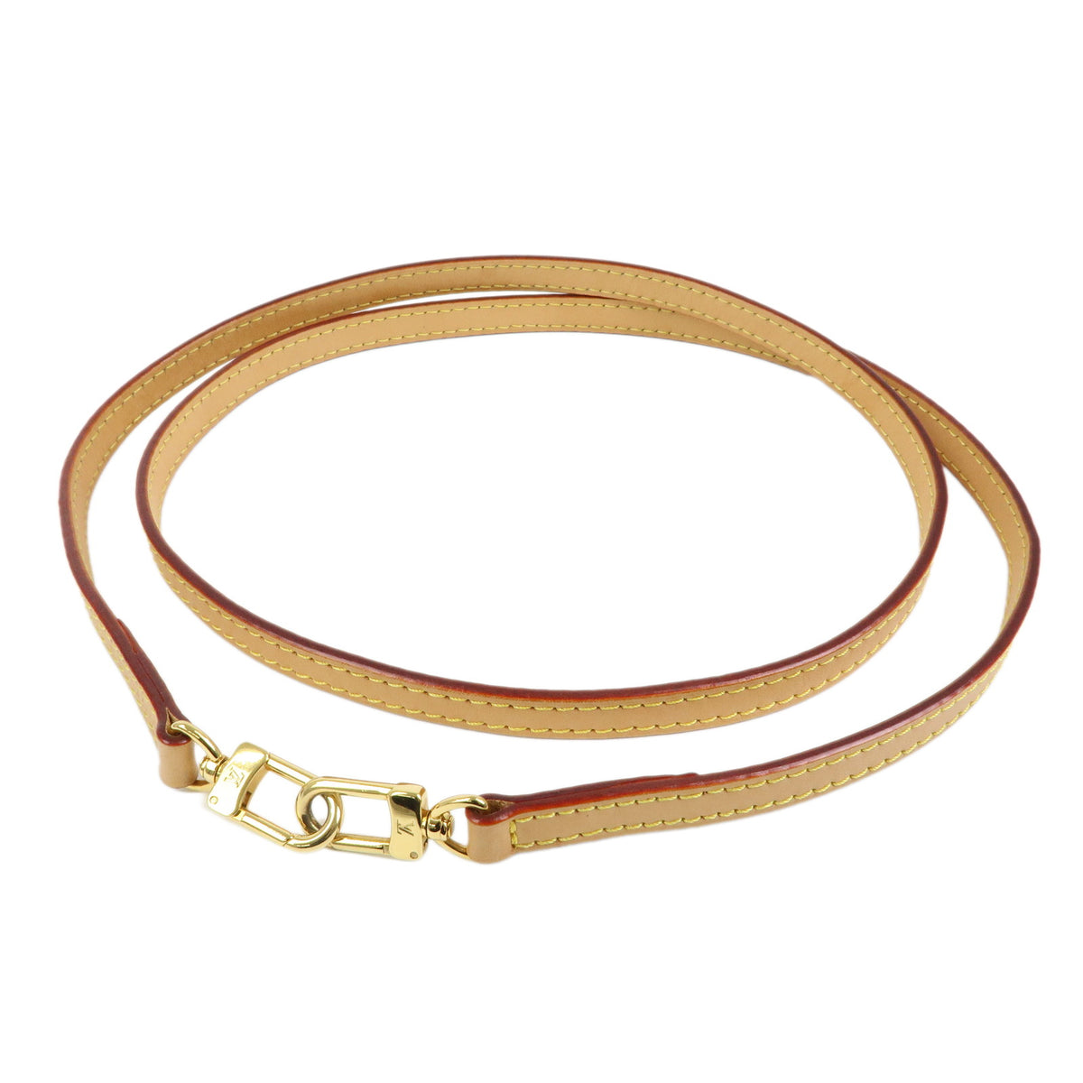 Louis Vuitton Nume Leather Shoulder Strap 120cm Natural J00145