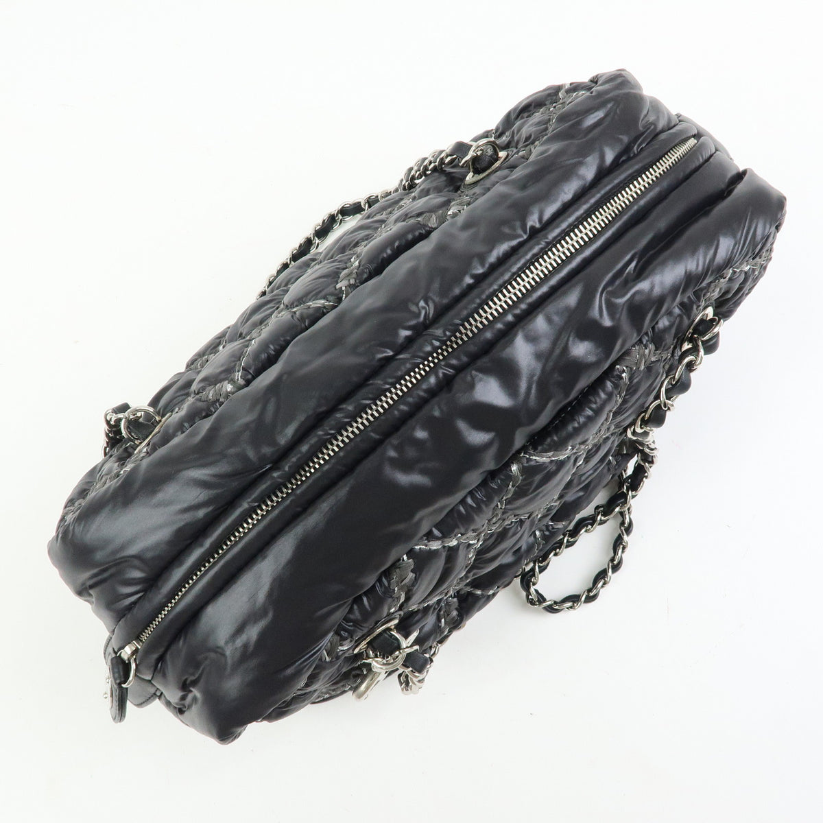 CHANEL Paris Byzance Tweed On Stitch Bowler Bag Shoulder Bag