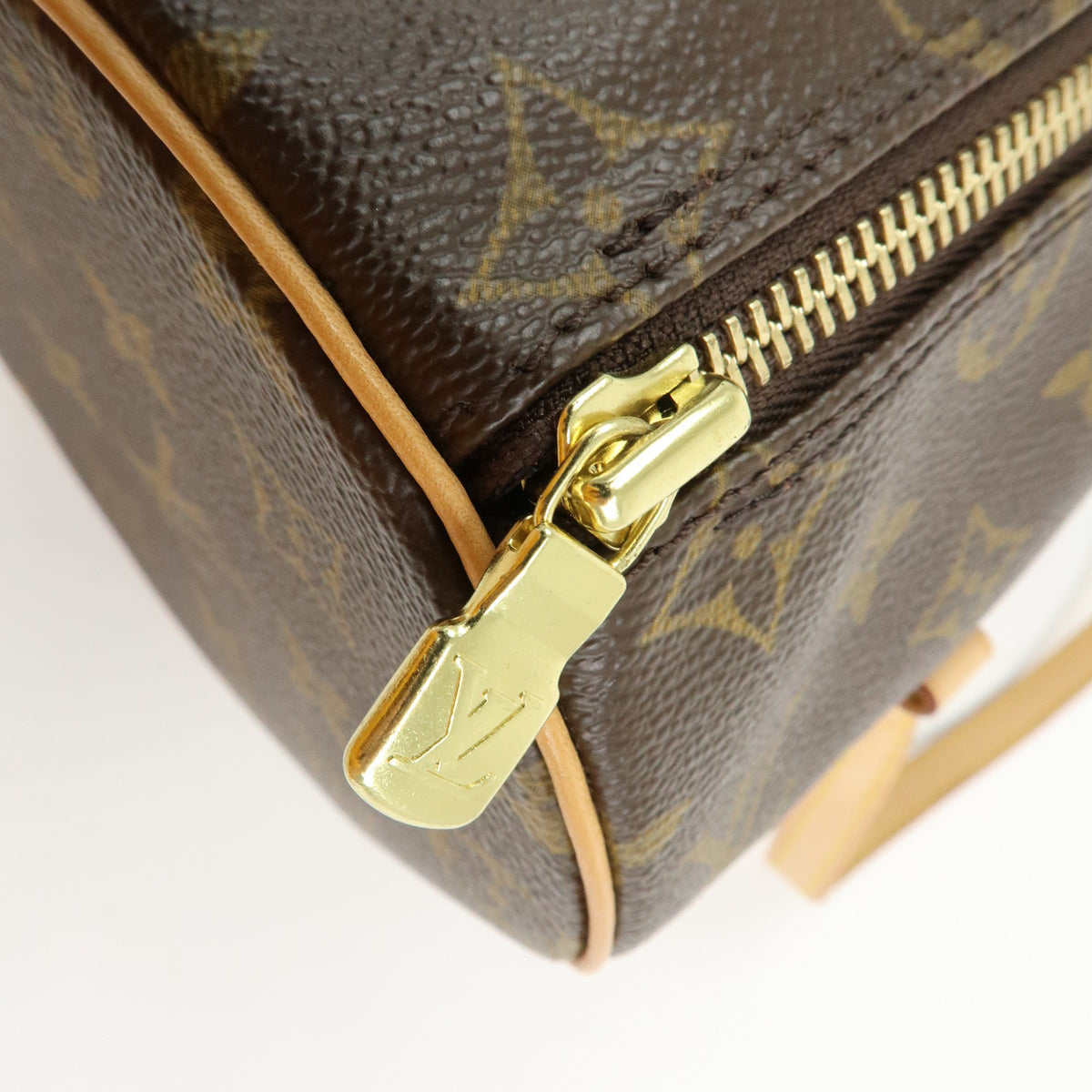 Louis Vuitton Monogram Papillon 26 Hand Bag Brown M51386