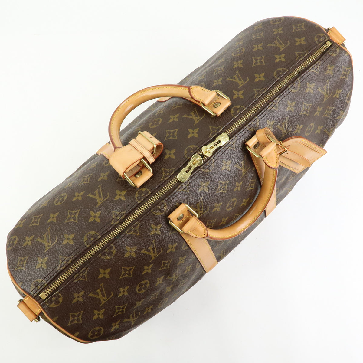 Louis Vuitton Monogram Keep All Bandouliere 50 Boston Bag M41416