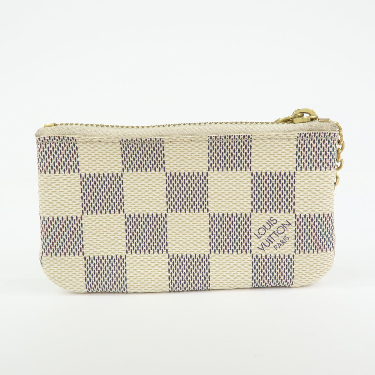Louis Vuitton Damier Azur Pochette Cles Coin Case Key Case N62659