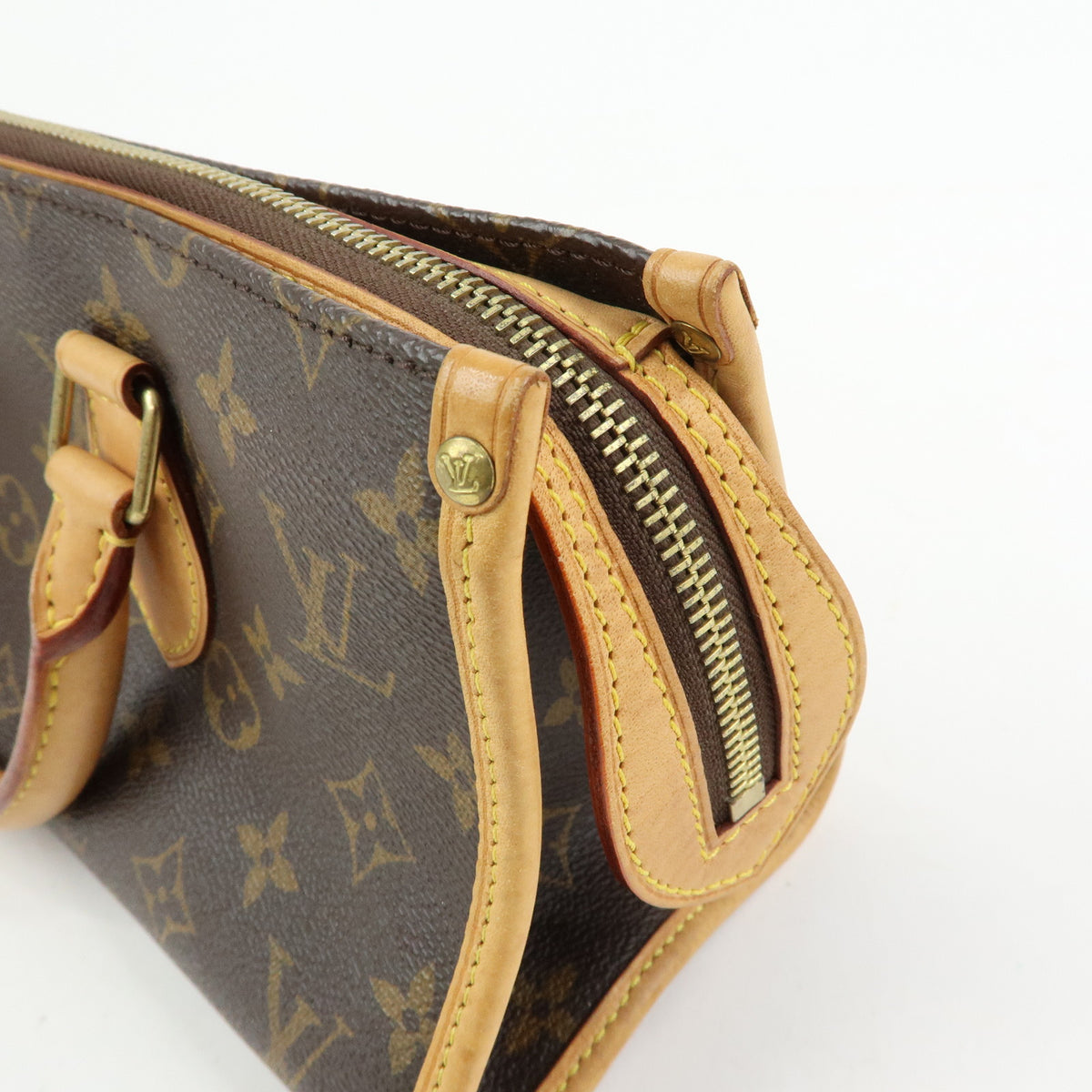 Louis Vuitton Monogram Popincourt Hand Bag Brown M40009