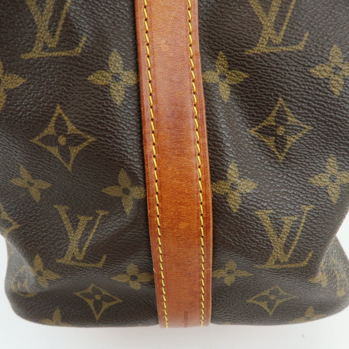 Louis Vuitton Monogram Petit Noe Leather Shoulder Bag Brown M42226