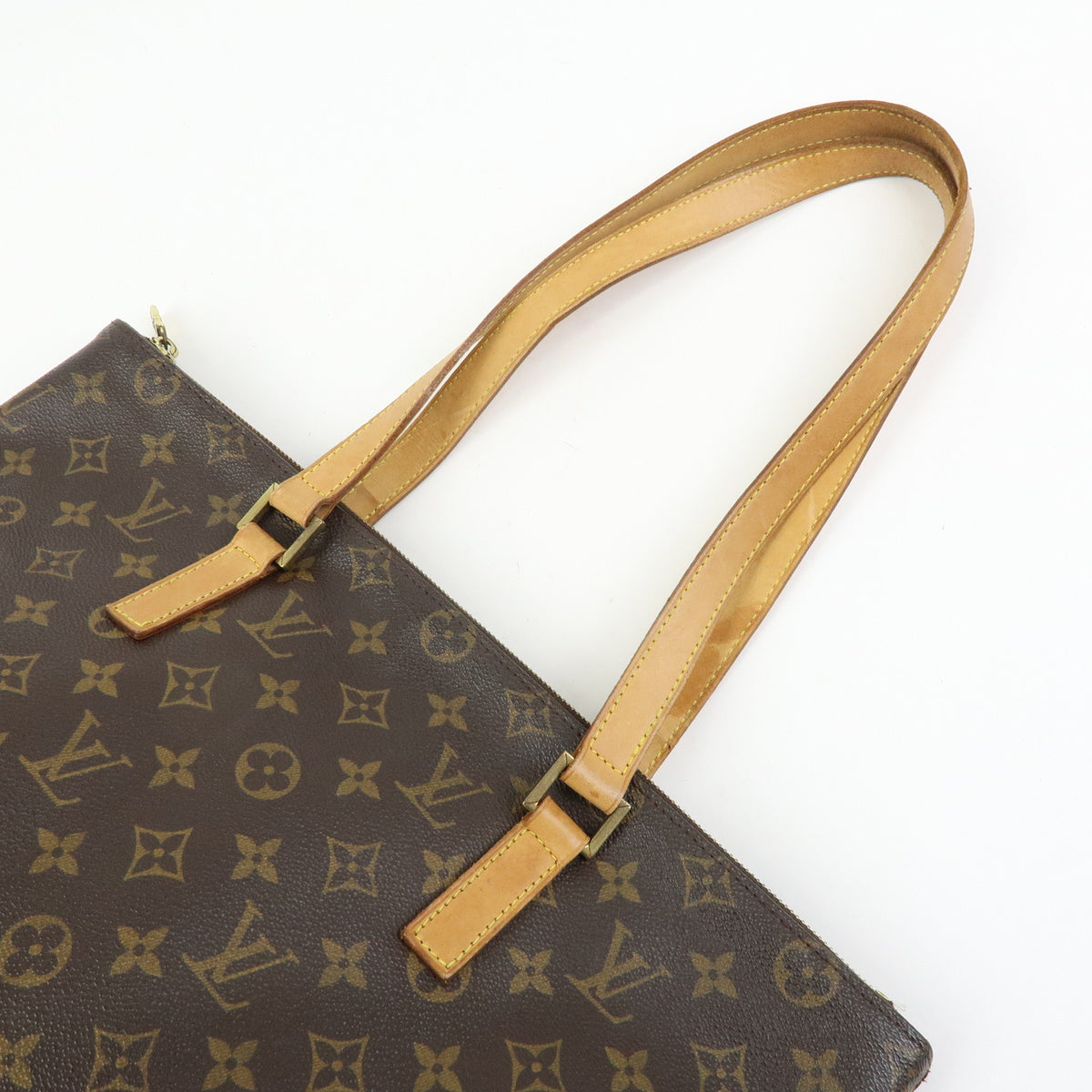 Louis Vuitton Monogram Cabas Mezzo Tote Bag Shoulder Bag Brown M51151