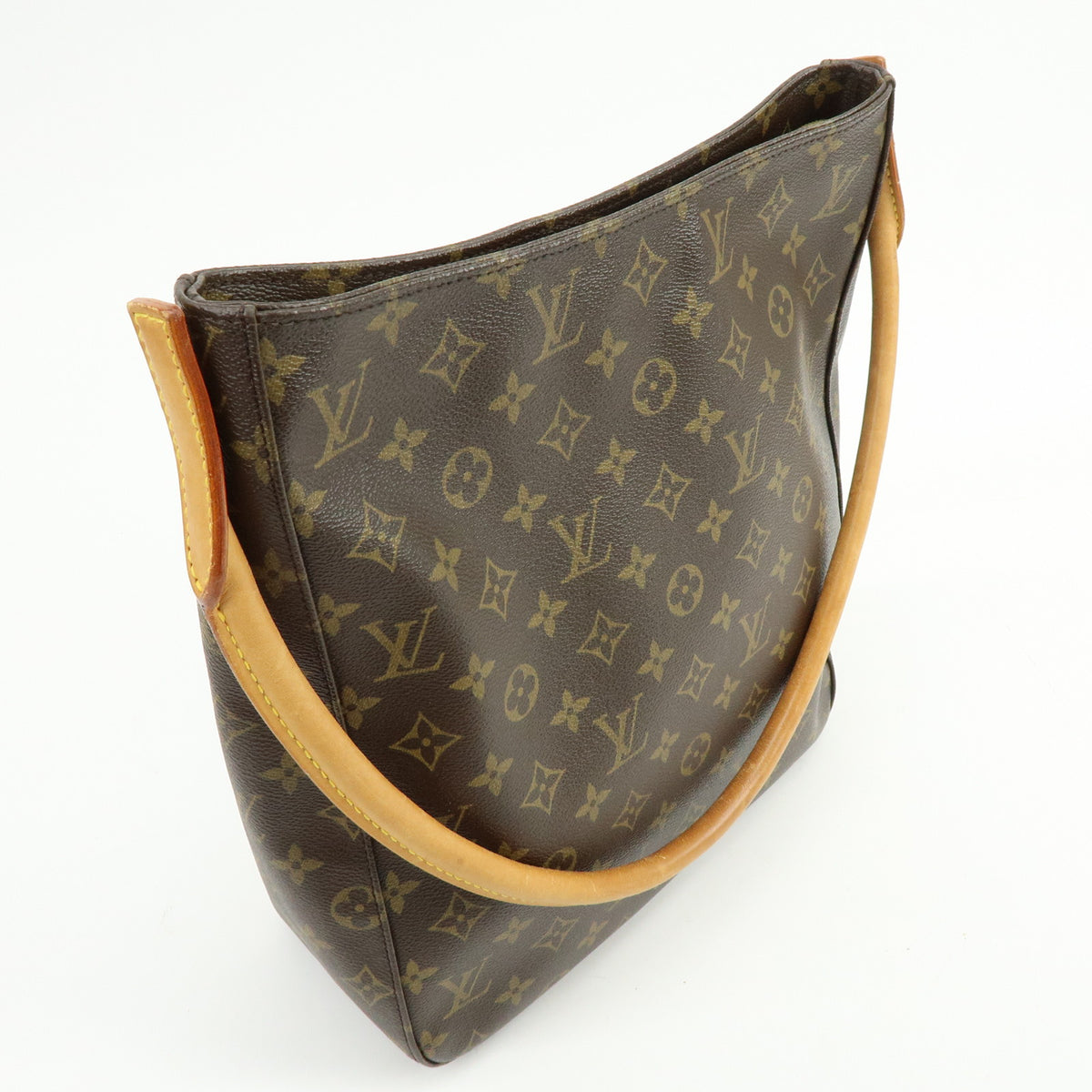 Louis Vuitton Monogram Looping GM Shoulder Bag Brown M51145