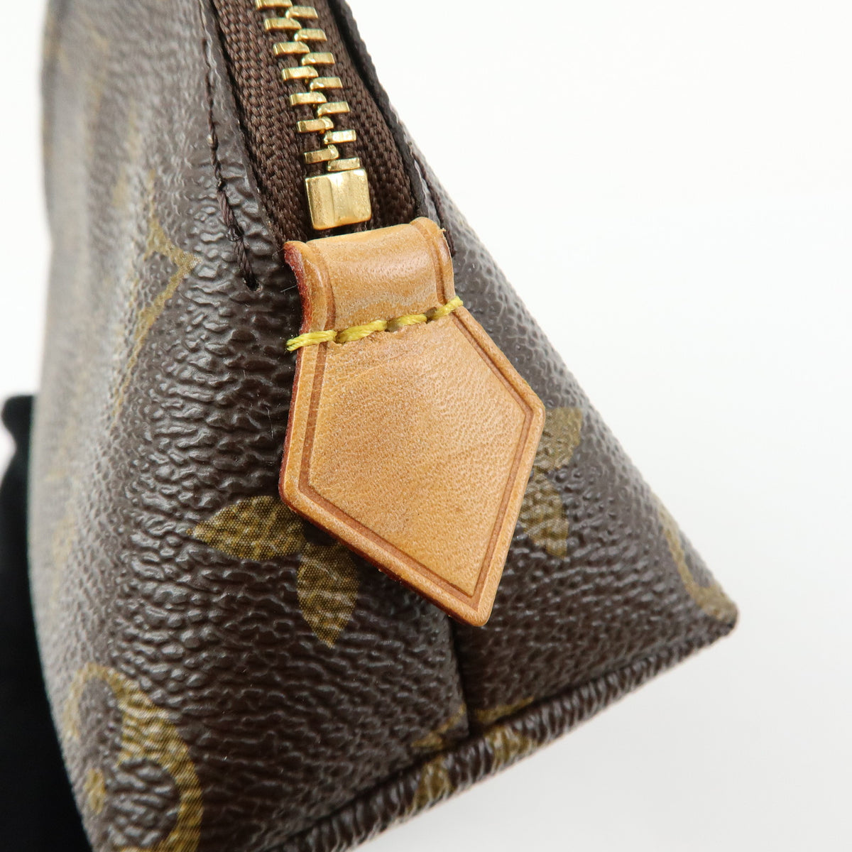 Louis Vuitton Monogram Pochette Cosmetic PM Pouch Brown M47515