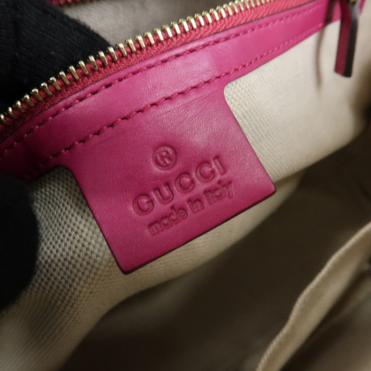 GUCCI Gucci Nice Microguccissima Patent Leather 2Way Bag Pink 309617