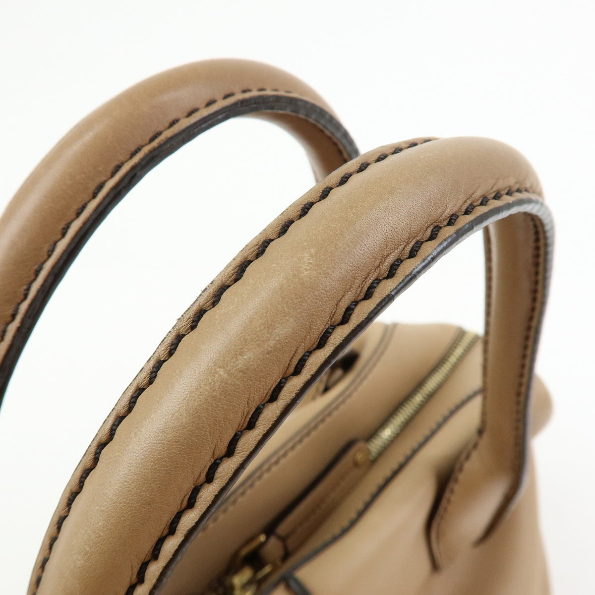 TOD'S  D Styling Leather 2Way Bag Hand Bag Shoulder Bag Beige