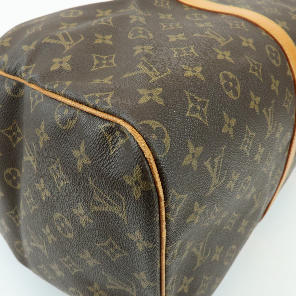 Louis Vuitton Monogram Sac Souple 55 Boston Bag Brown M41622