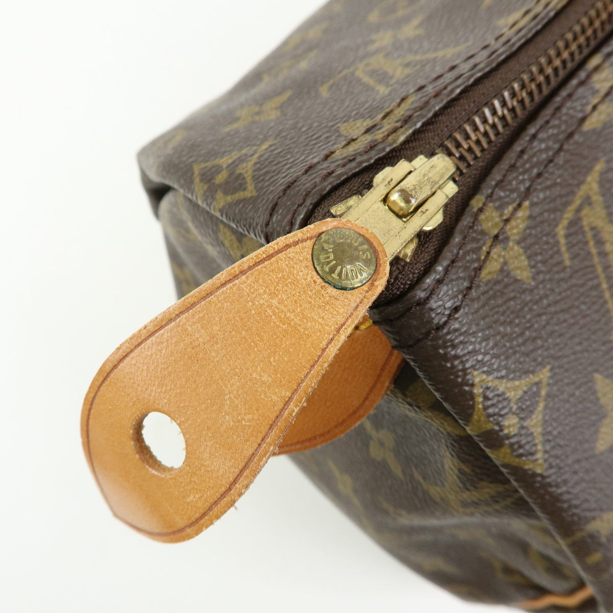 Louis Vuitton Monogram Speedy 40 Hand Bag Boston Bag Brown M41522