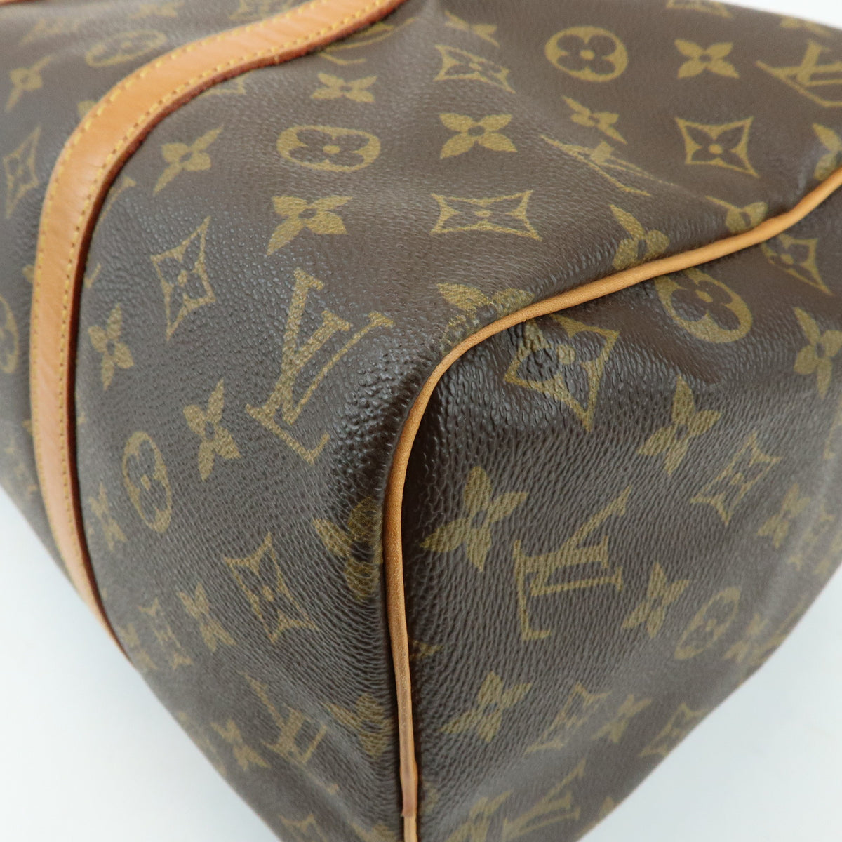 Louis Vuitton Monogram Sac Souple 35 Boston Bag Brown M41626