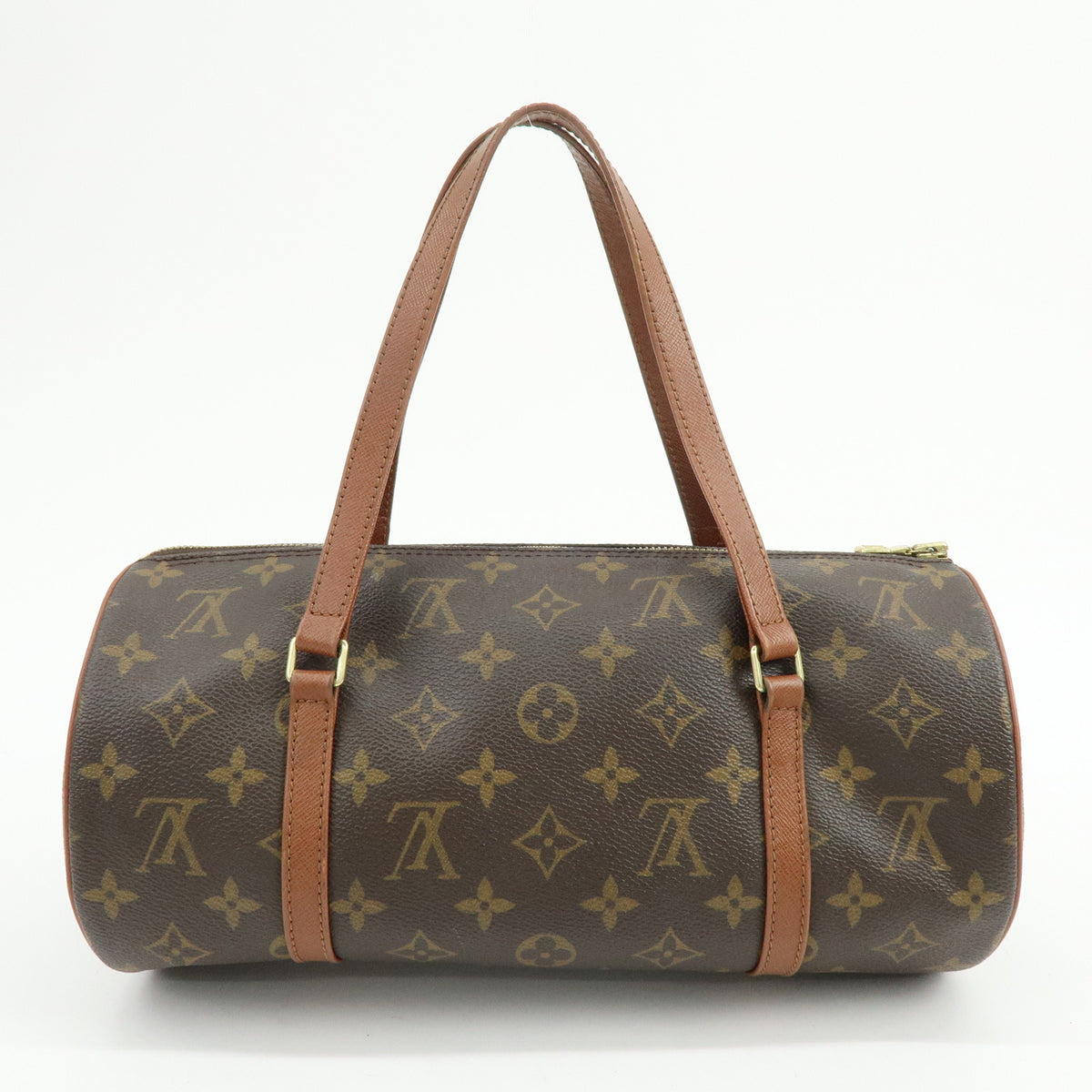 Louis Vuitton Monogram Papillon 30 Hand Bag Brown M51365