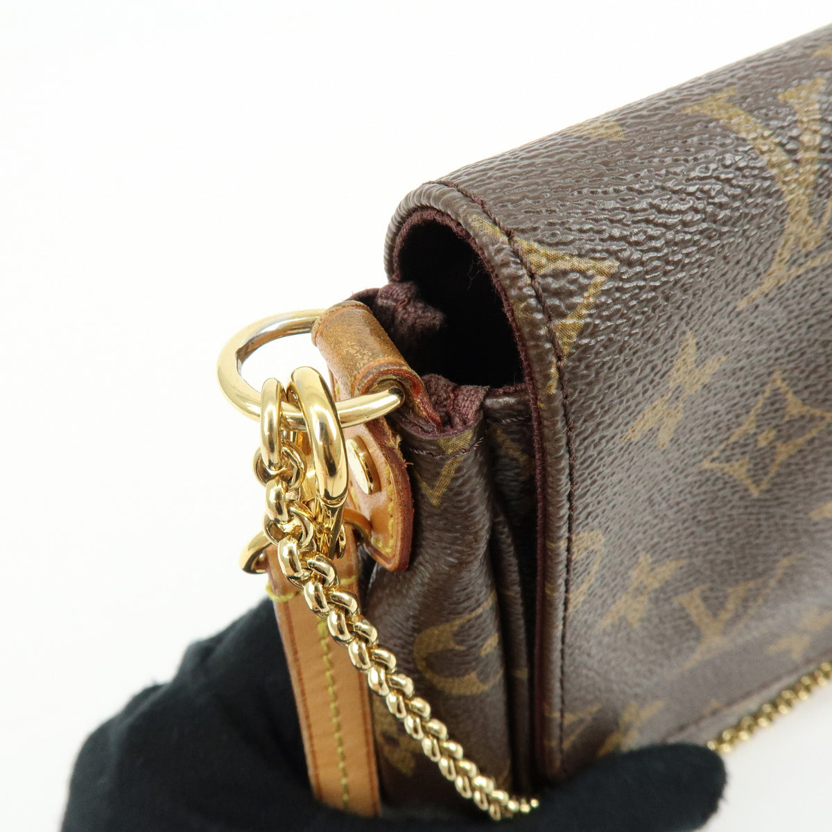 Louis Vuitton Monogram Favorite MM 2Way Bag Shoulder Bag Brown M40718
