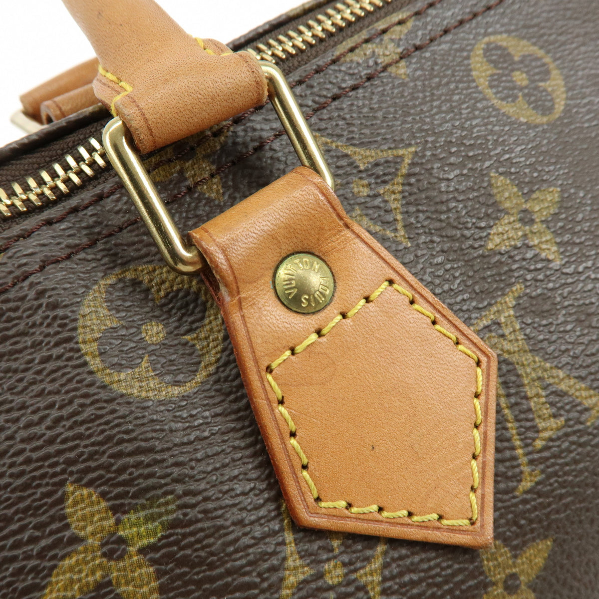 Louis Vuitton Monogram Speedy 30 Boston Bag Hand Bag Brown M41526