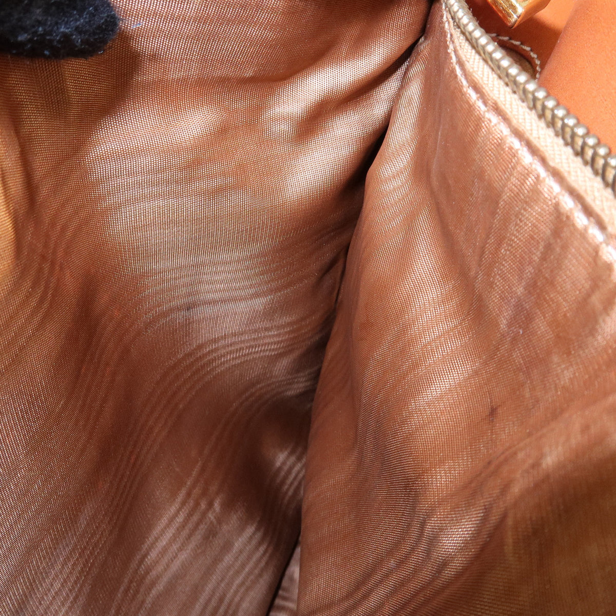 CELINE Macadam PVC Leather Shoulder Bag Hand Bag Brown