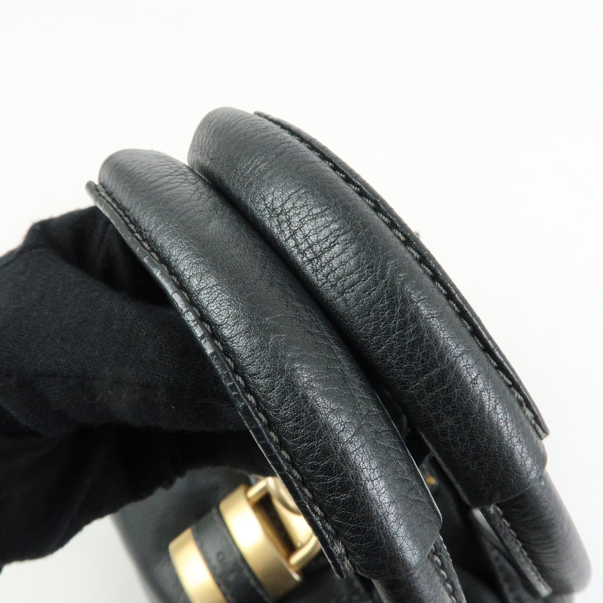 Chloe Paddington Leather Shoulder Bag Hand Bag Black