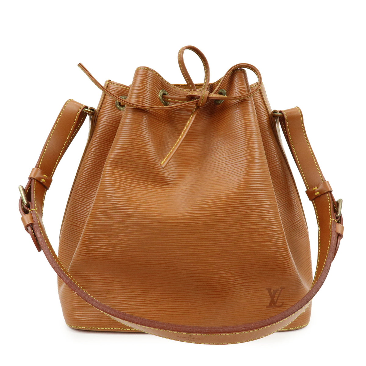 Louis Vuitton Epi Leather Petit Noe Shoulder Bag Zipang Gold M44108