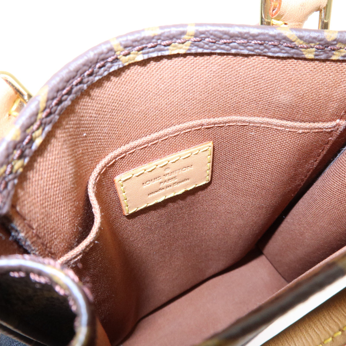 Louis Vuitton Monogram Petit Sac Plat 2Way Hand Shoulder Bag M69442
