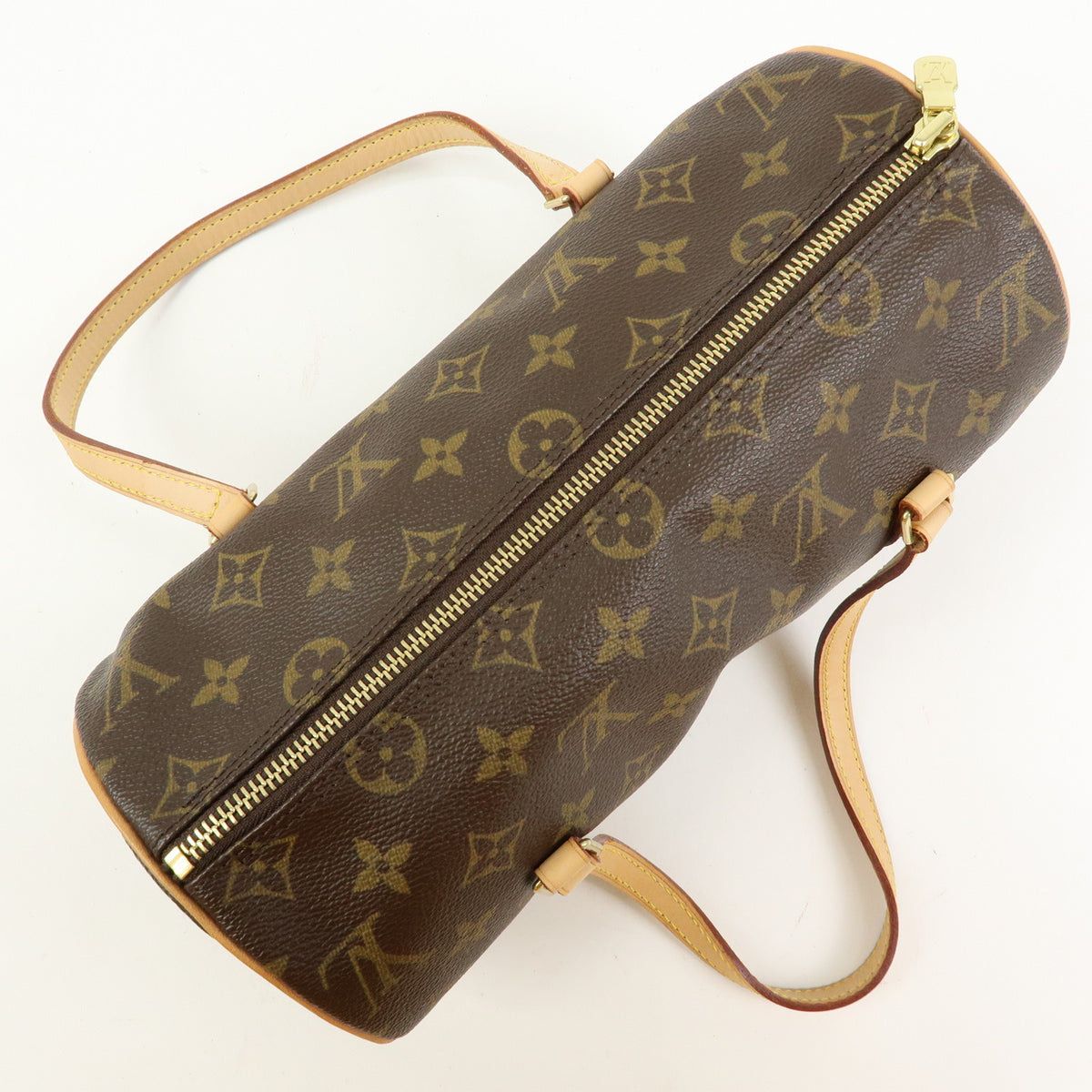 Louis Vuitton Monogram Papillon 26 Hand Bag Brown M51386
