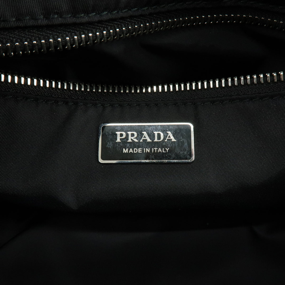 PRADA Triangle Logo Nylon Leather 2Way Bag Hand Bag White Pink 1BB062