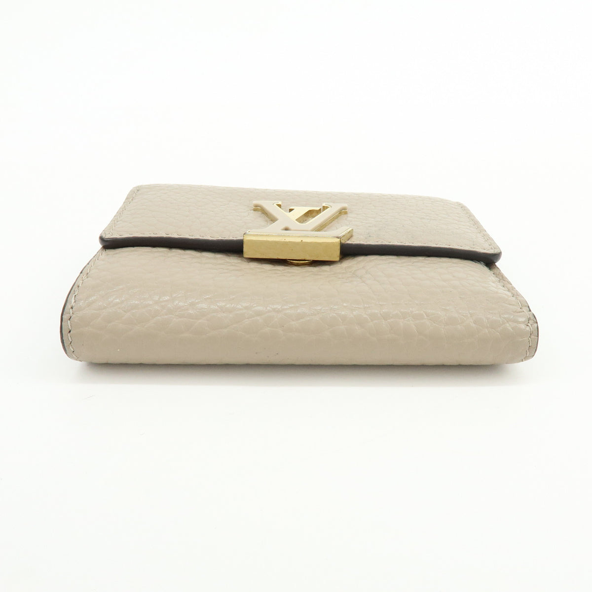 Louis Vuitton Portefeuille Capcines Galet Compact Wallet Galet M68747