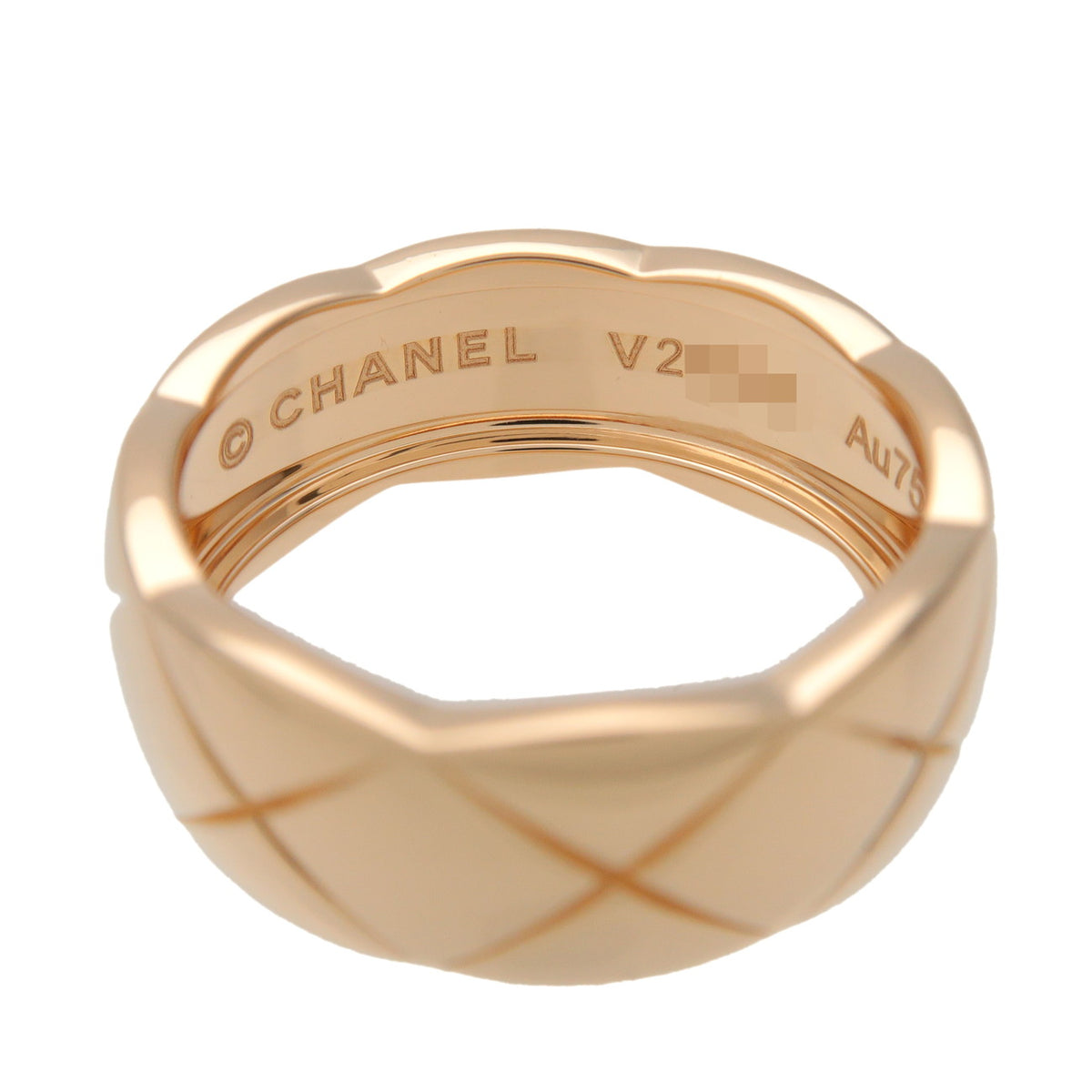 CHANEL COCO Crush Medium Ring #47 K18 750YG Yellow Gold US4.5 J10571