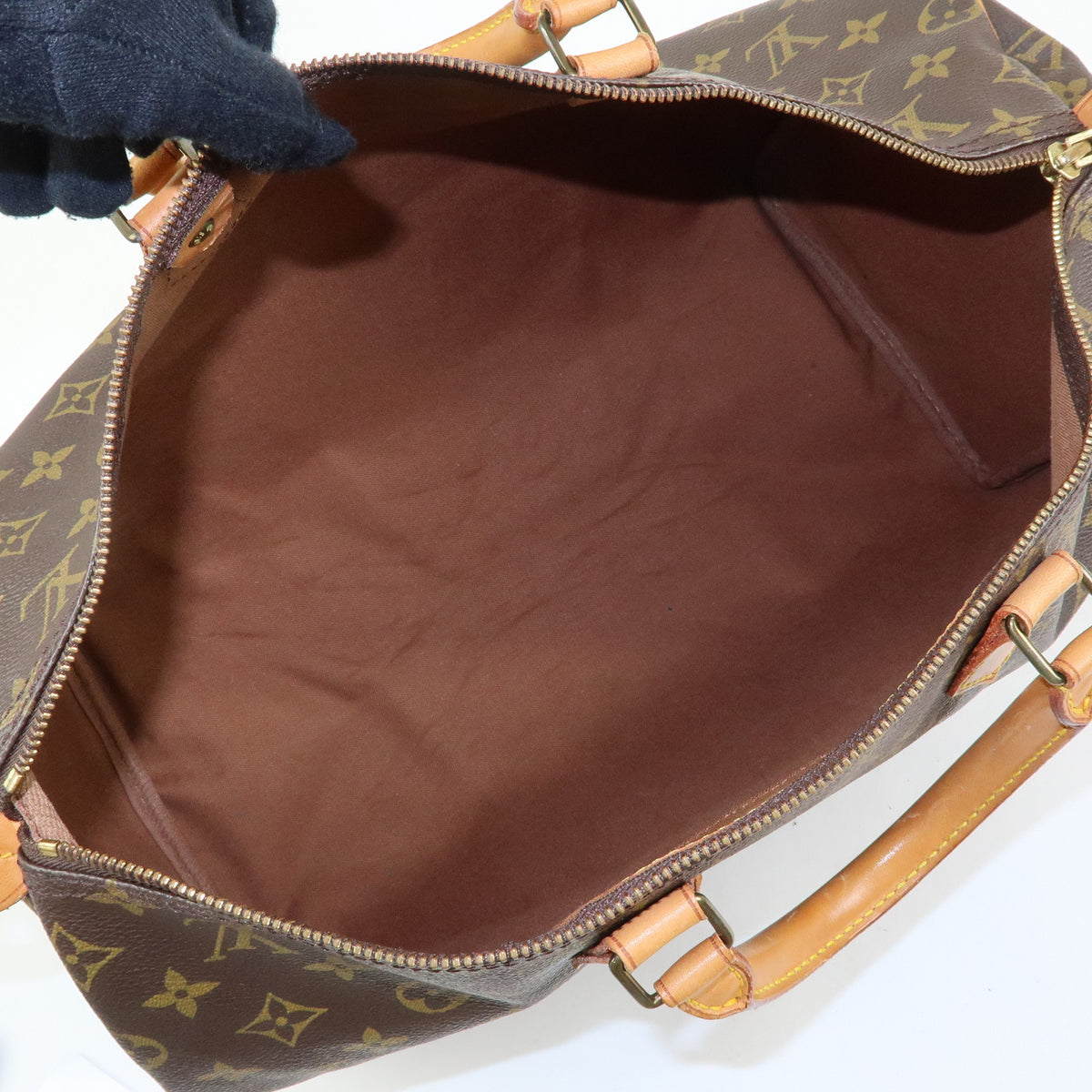 Louis Vuitton Monogram Speedy 40 Hand Bag Boston Bag Brown M41522