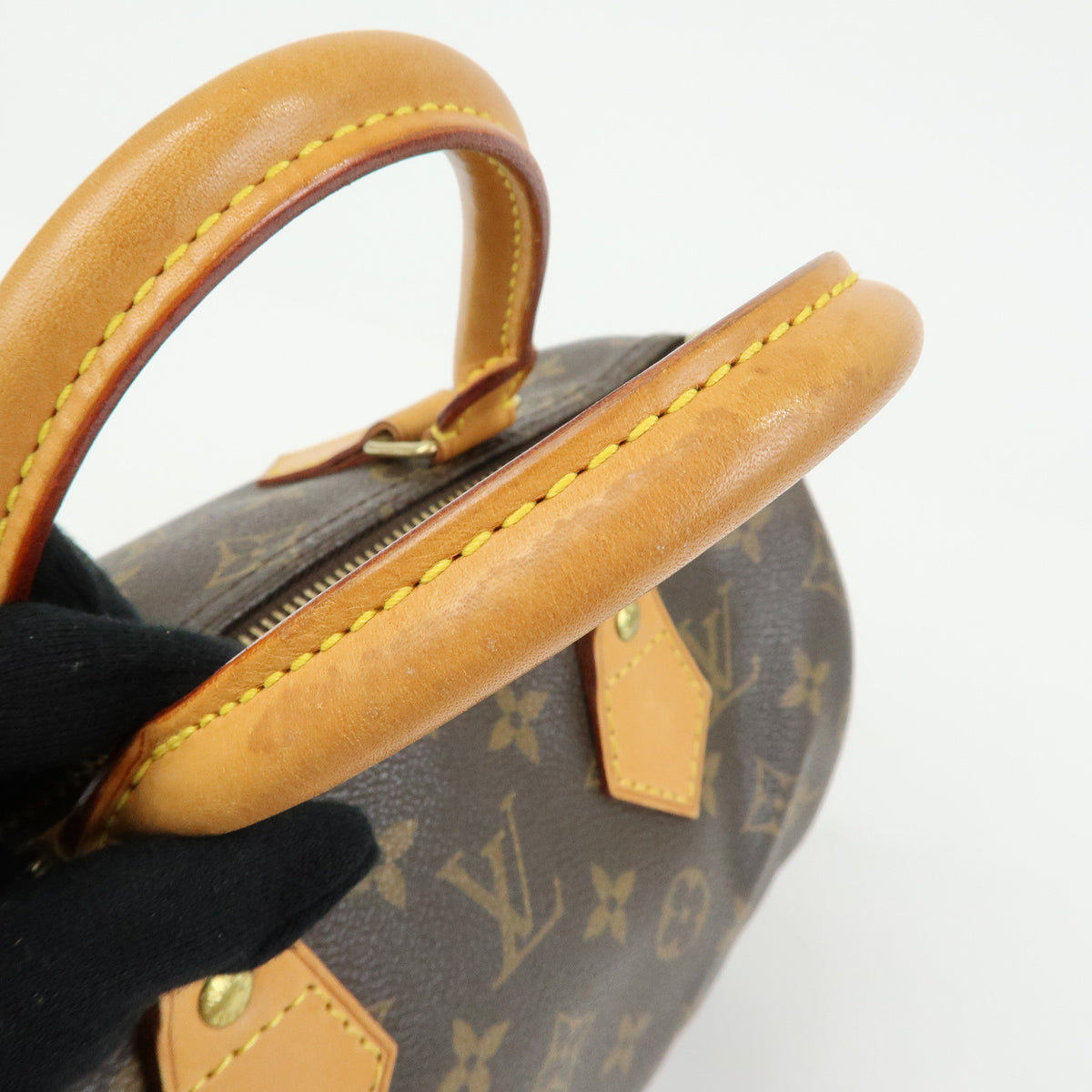 Louis Vuitton Monogram Speedy 25 Boston Bag Hand Bag Brown M41528