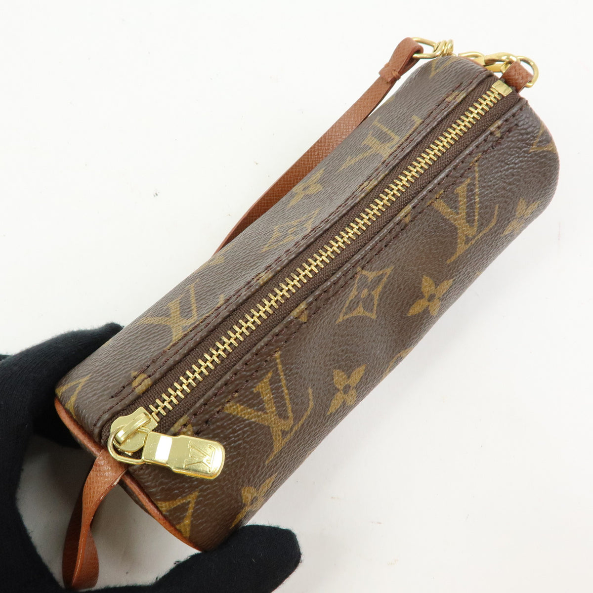 Louis Vuitton Monogram Mini Pouch for Papillon Bag Brown