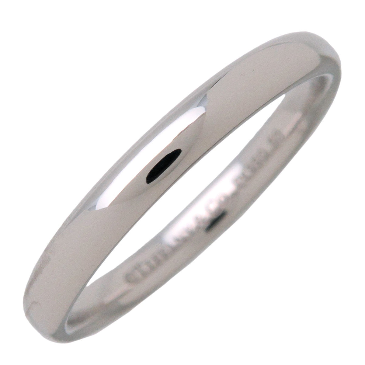 Tiffany & Co Forever Wedding Ring Classic Band Ring PT950 Platinum US6