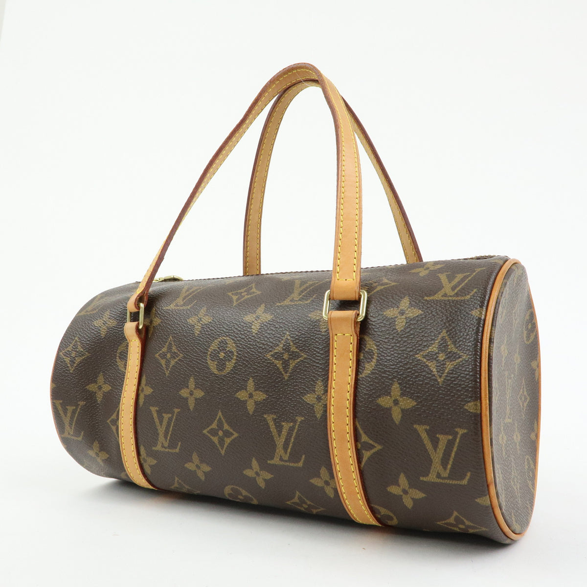 Louis Vuitton Monogram Papillon 26 Hand Bag Brown M51386