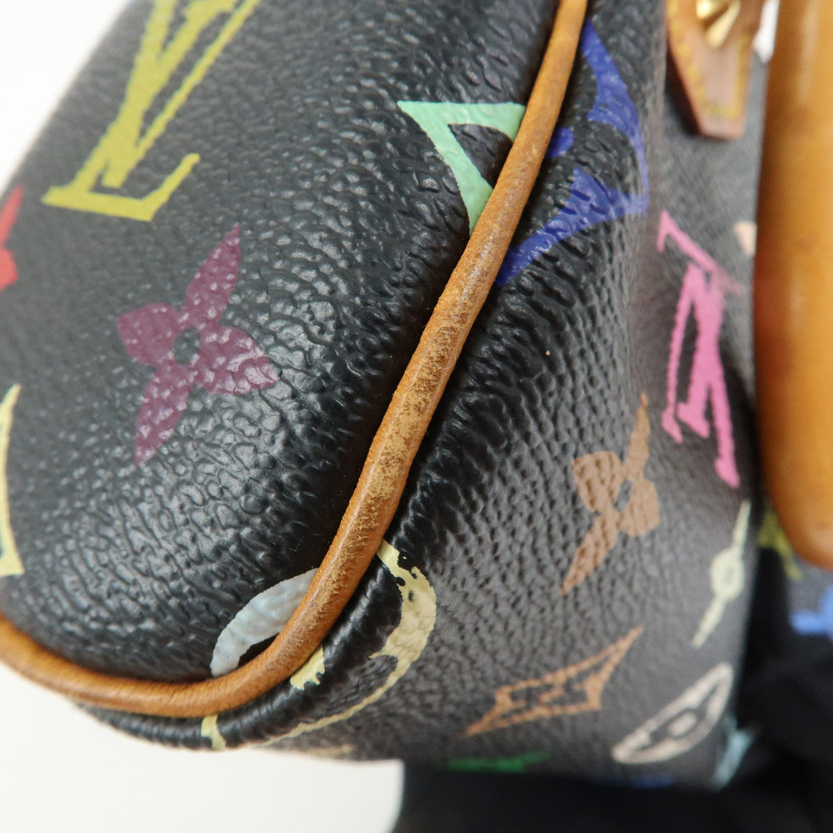 Louis Vuitton Monogram Multicolor Mini Speedy and Strap Noir Lot M92644