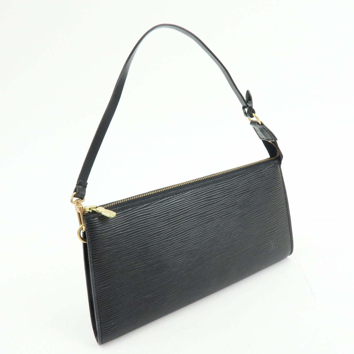 Louis Vuitton Epi Pochette Accessoires Leather Clutch Bag Noir M52942