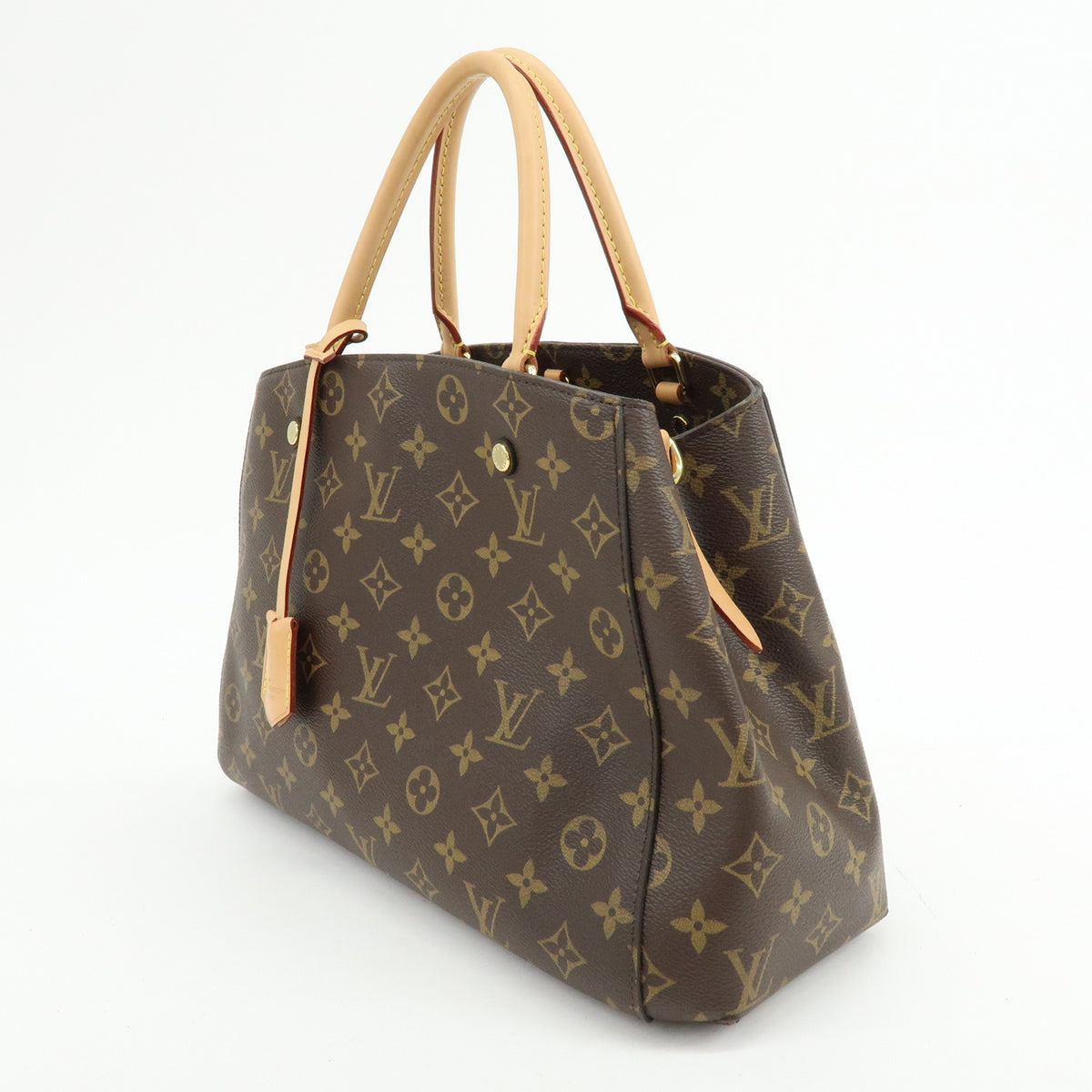 Louis Vuitton Monogram Montaigne MM 2Way Bag Hand Bag Brown M41056